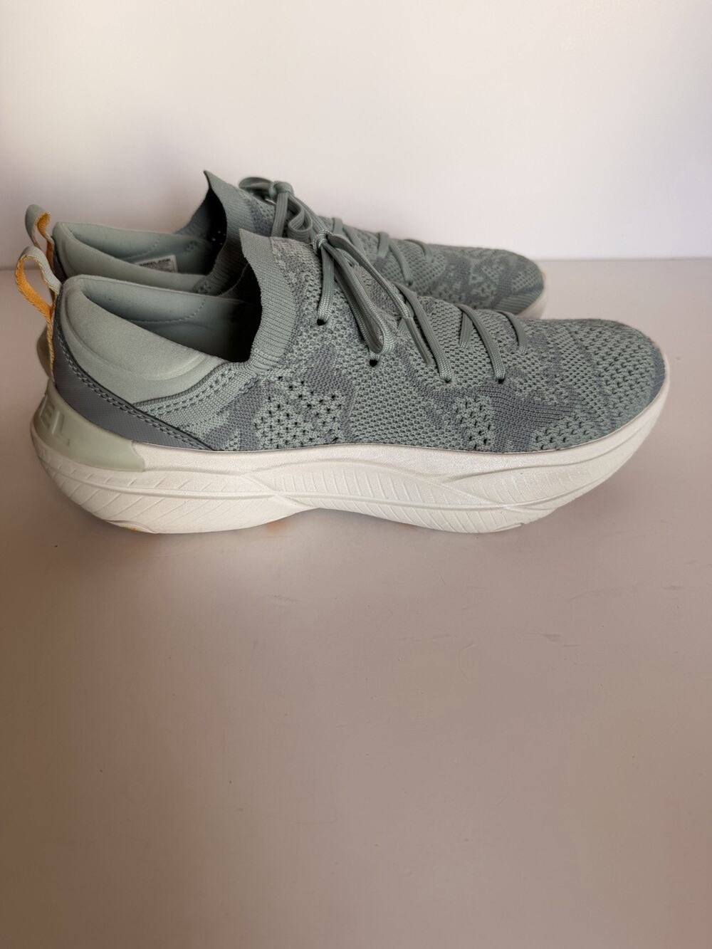 SOREL Kinetic Impact Lace Knit Sneakers Sage Green Women's Size 9 US NL4748-462